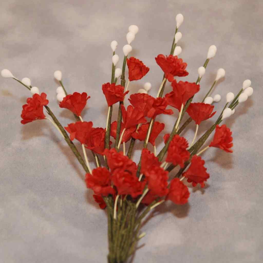 Red Mulberry Paper Gypsophila Gyps009