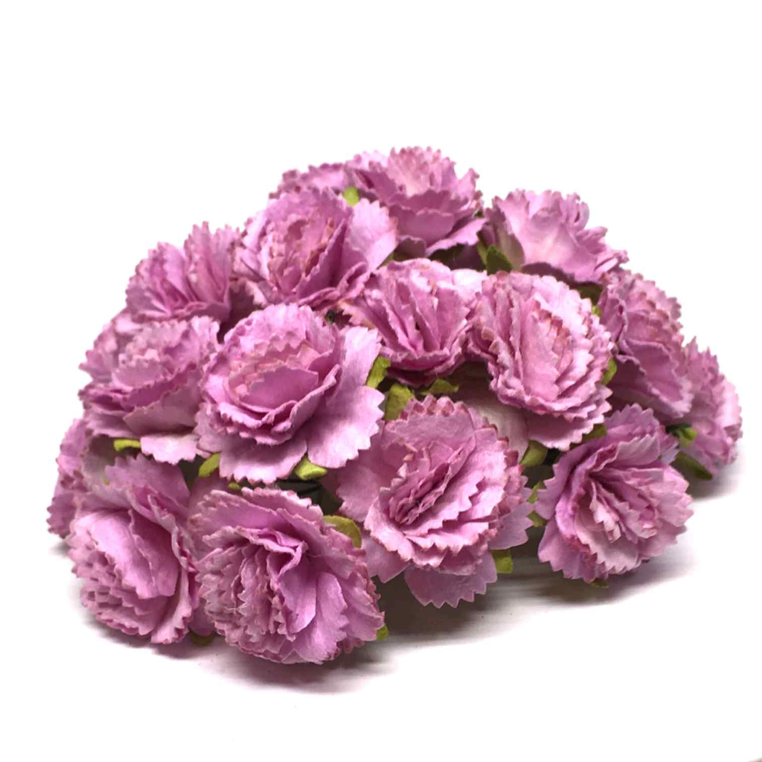 Lilac Mulberry Paper Carnations Pc003