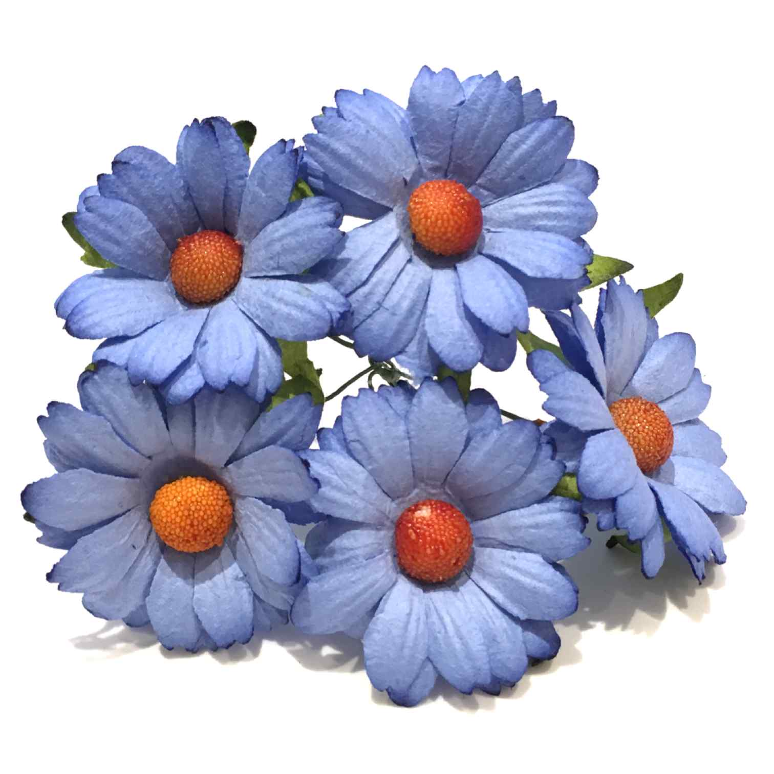 Deep Blue Mulberry Paper Chrysanthemums Chry009